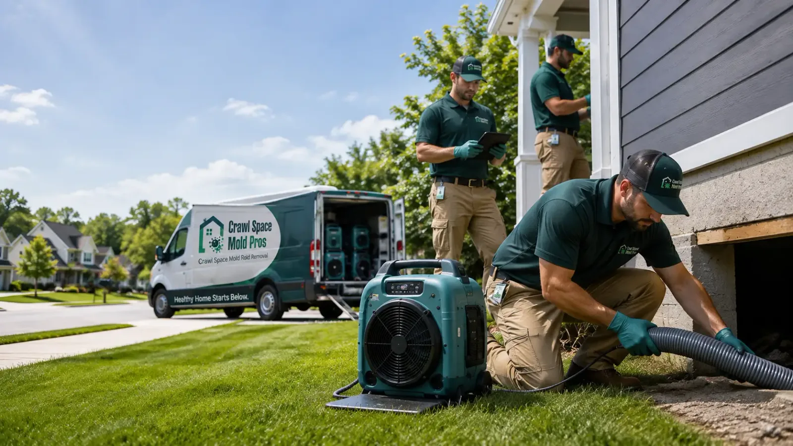 Crawl Space Mold Removal in Electric City, WA